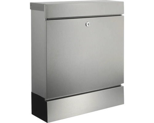 Briefkasten aus Edelstahl mit Schloss