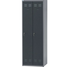 Metallschrank mit zwei Türen und Schlüsseln