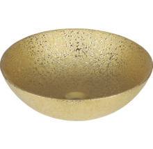 Goldfarbenes Aufsatzwaschbecken