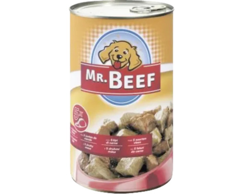 Mr. Beef Hundefutter in einer Dose