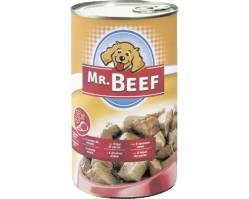 Konservenfutter für Hunde mit Rindfleisch