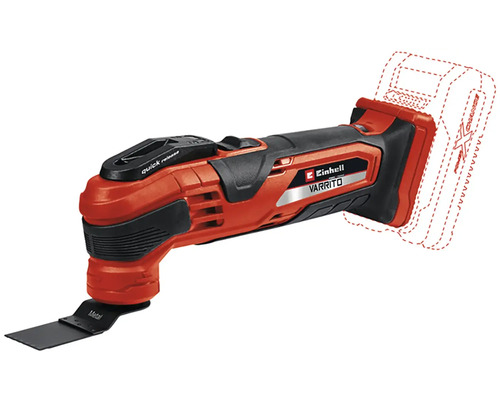 Einhell Varrito Akku-Multifunktionswerkzeug mit angedeuteter Batterie