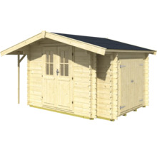 Holzgartenhaus mit Doppeltür und Einzeltür
