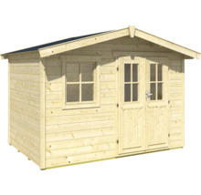 Gartenhaus aus Holz mit Fenster und Doppeltür