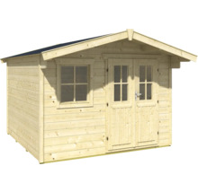 Gartenhaus aus Holz mit Fenster und Doppeltür