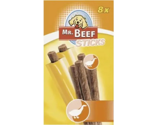 Mr. Beef Sticks Hundesnacks mit Geflügel, 8 Stück