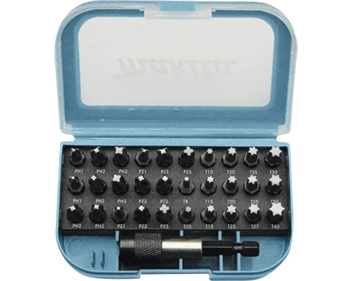 Bohrer-Bit-Set in geöffnetem Gehäuse
