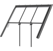 Metallkonstruktion eines Gewächshauses