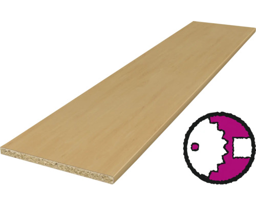 Holzwerkstoffplatte mit Dekorschicht