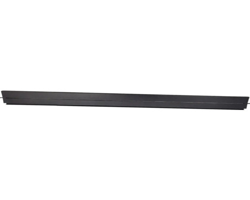 Lange schwarze Schiebetürschiene