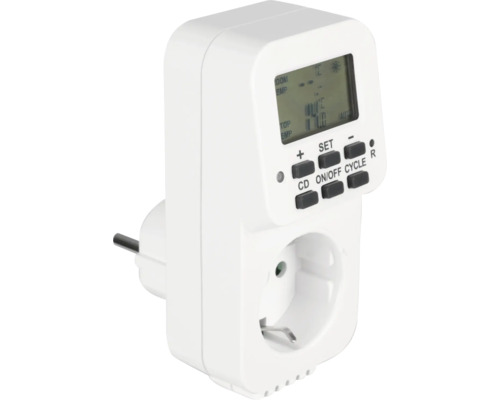 Display-Kombi-Thermostat QLink Steckanschluß weiß