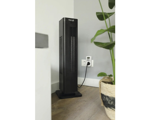 Schwarzer Lufterfrischer im Raum