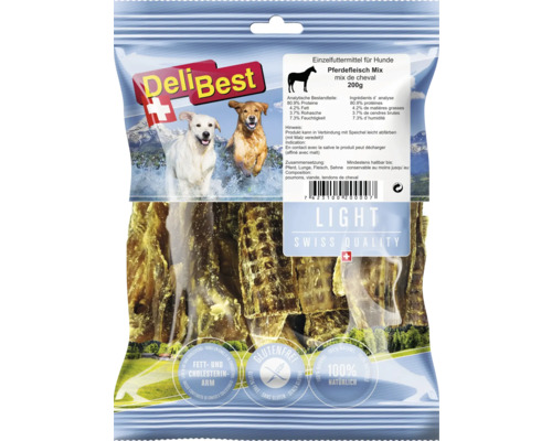 Hundesnack Pferdefleisch Trockenkau Mix 200 g