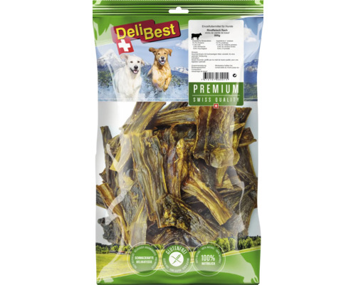 Hundesnack DeliBest Rindfleisch Sticks flach 800 g Delibest Rindfleisch flach im Beutel, Einzelfuttermittel für Hunde mit Premium Swiss Quality