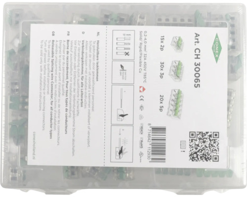 Conex Verbindungsklemmen Set CH 30065 mit Installationshinweisen
