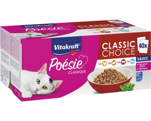 Vitakraft Poésie Classique Katzenfutter im 40er Pack