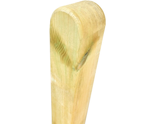 Holzpfosten aus hellem Holz