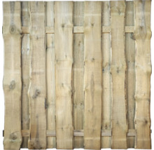 Holzzaun-Element mit naturbelassener Oberfläche