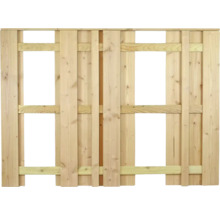 Holzzaun-Element mit offenen Feldern