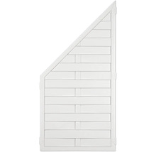 Giebelfeld aus Holz mit Lamellen