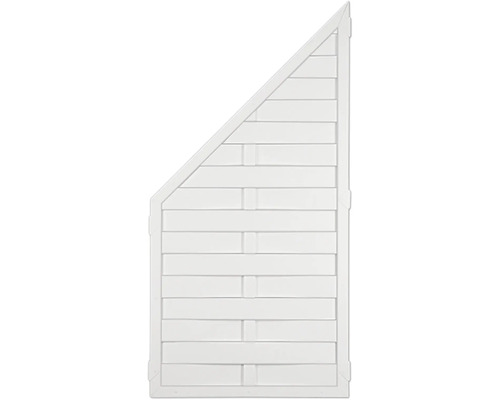 Giebelfeld aus Holz mit Lamellen