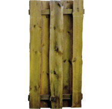 Holzzaun-Element mit natürlicher Holzstruktur