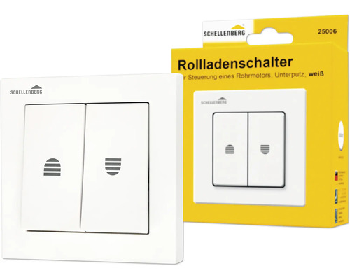 Rollladentastschalter A.Schellenberg 80 x 80 mm, unterputz