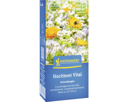 Gründünger Kiepenkerl Hochbeet Vital 0,2 kg für 80 m² Kiepenkerl Hochbeet Vital Gründünger Packung