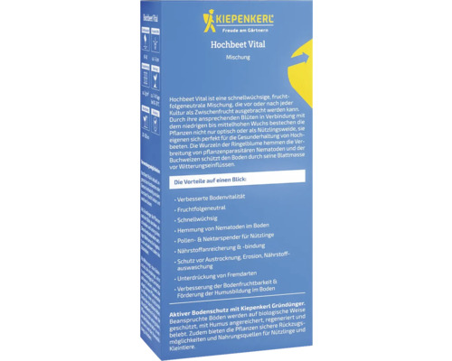 Kiepenkerl Hochbeet Vital Mischungspackung für verbesserte Bodenvitalität