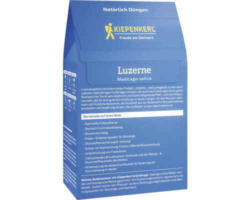 Kiepenkerl Luzerne zur natürlichen Düngung