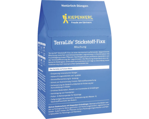 TerraLife Stickstoff-Fixx Mischungspackung von Kiepenkerl zur natürlichen Düngung