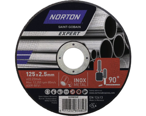 Norton Trennscheibe 125 x 2,5 Millimeter für Metall und Edelstahl