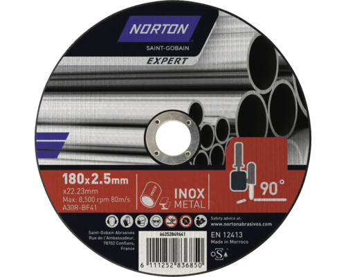 Norton Trennscheibe für Metall, 180x2,5 Millimeter