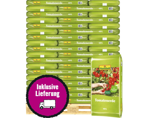 Tomatenerde FloraSelf 54x40 L (= 2,16 m³) Palette inkl. Lieferung