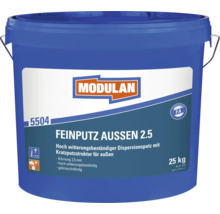 Eimer mit Modulan Feinputz Aussen 2.5, gebrauchsfertig für Kratzputzstruktur