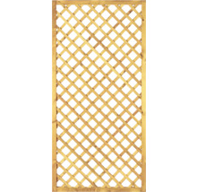 Holzzaun mit Rautenmuster