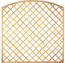 Holzspalier mit Bogen für den Garten