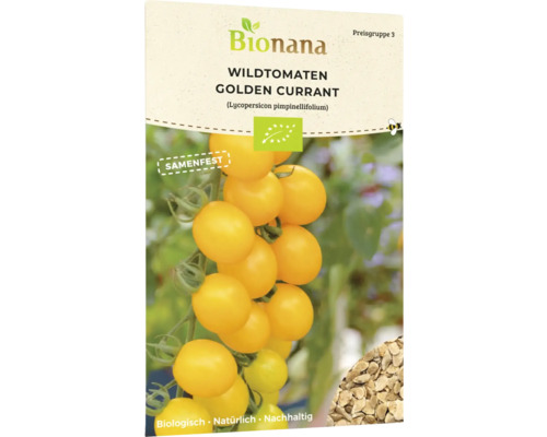 Gemüsesamen Bionana Tomate 'Golden Currant'