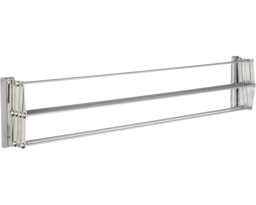 Ausziehbarer Wandwäschetrockner mit drei Trockenstangen