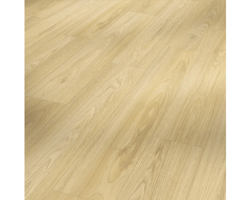 Laminat Basic 400 Hickory Landhausdiele 1285 x 194 x 8 mm Helle Laminatbodenfläche mit Holzstruktur