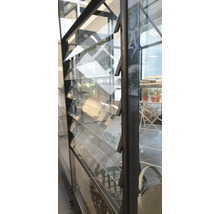 Lamellenfenster mit Rahmen