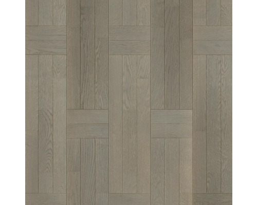 Ter hürne Parkett Eiche Geflecht Naturgeölt Gebürstet 2390 x 200 x 13 mm Holzparkett im klassischen Verlegemuster
