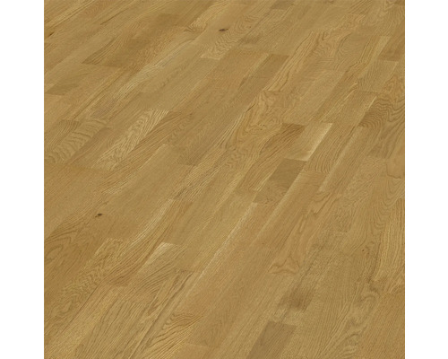 Parkett Dollberg Eiche Schiffsboden Matt lackiert Gebürstet 2390 x 200 x 13 mm Verlegter Parkettboden