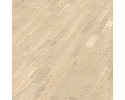 Parkett Aneto Eiche Schiffsboden Matt lackiert Gebürstet 2390 x 200 x 13 mm Verlegtes Eichenparkett