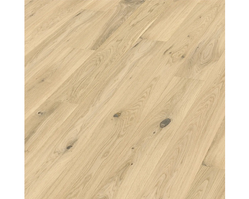 Parkett Bowfell Eiche Landhausdiele Naturgeölt Gebürstet 2190 x 162 x 13 mm Helles Eichenparkett mit Astlöchern