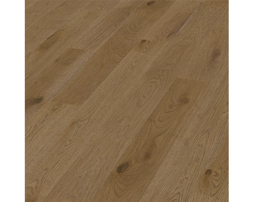 Parkett Denali Eiche Landhausdiele Matt lackiert Gebürstet 2190 x 162 x 13 mm Holzbodenbelag im Fischgrätmuster