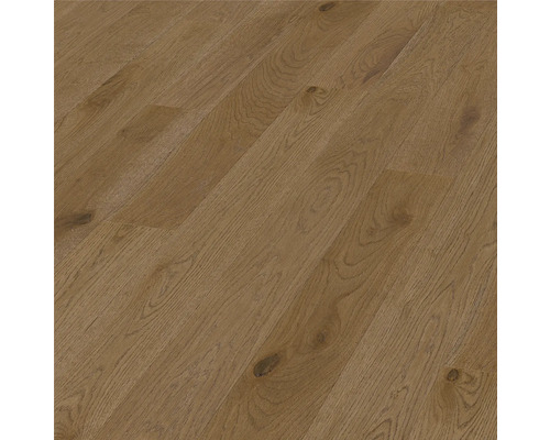 Parkett Nebelhorn Eiche Landhausdiele Naturgeölt Gebürstet 2190 x 162 x 13 mm Holzboden mit Holzstruktur