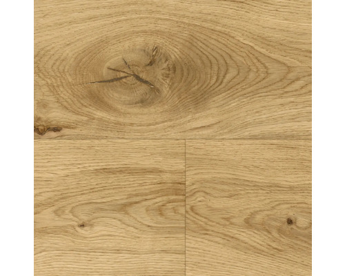 SKANDOR Parkett Gentle Comfort Oak Eiche Landhausdiele Matt Gebürstet 2190 x 162 x 12 mm Holzfußboden mit Maserung und Astlöchern