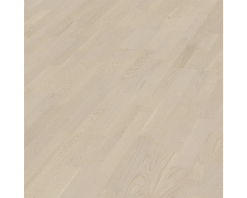 Parkett Zugspitze Eiche Schiffsboden Matt lackiert Gebürstet 2390 x 200 x 13 mm Holzboden mit hellem Finish