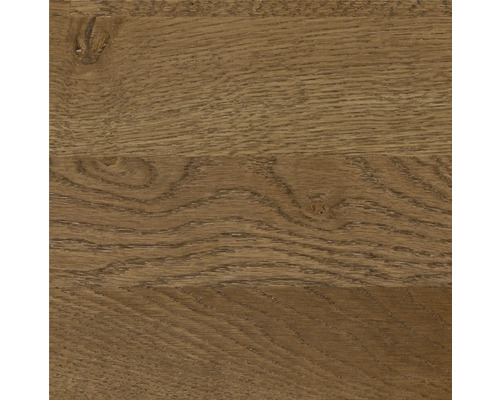 Parkett Teide Eiche Schiffsboden Matt lackiert Gebürstet 2390 x 200 x 13 mm Nahaufnahme eines Holzfußbodens
